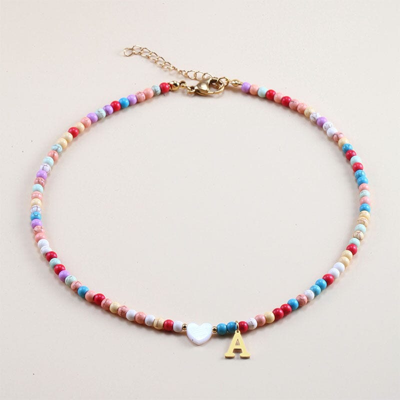 Personalized Colorful Beads Choker