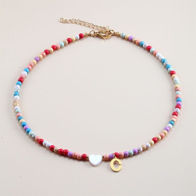 Personalized Colorful Beads Choker