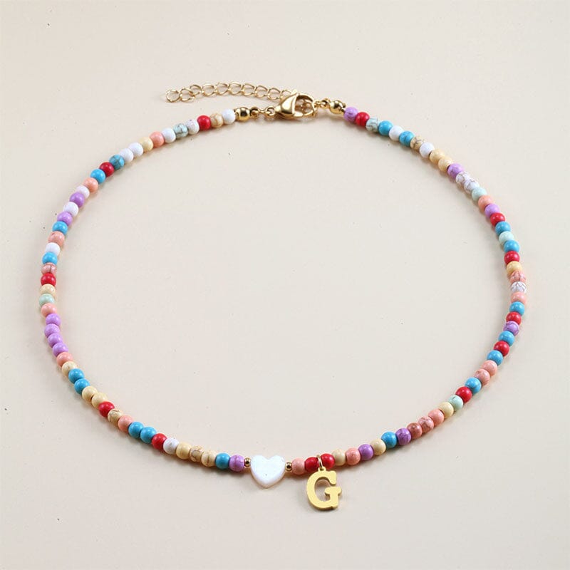Personalized Colorful Beads Choker
