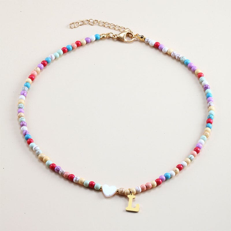 Personalized Colorful Beads Choker