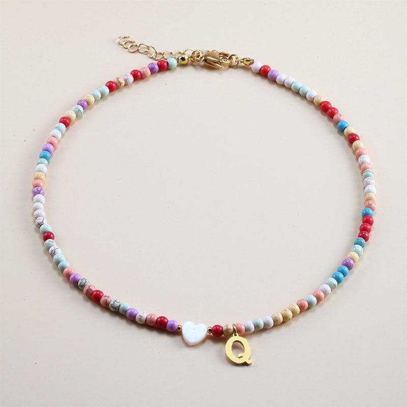 Personalized Colorful Beads Choker