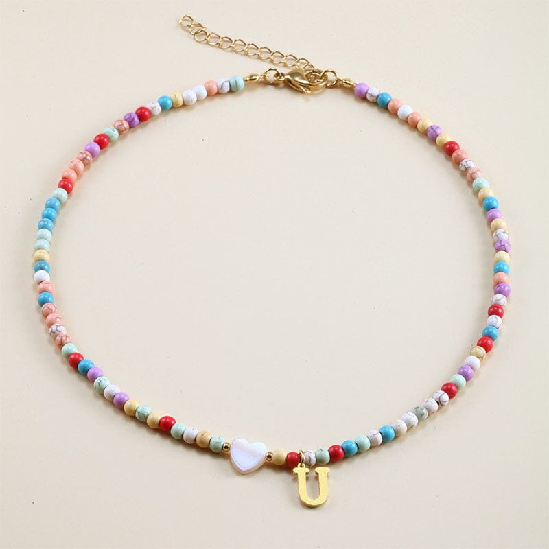 Personalized Colorful Beads Choker