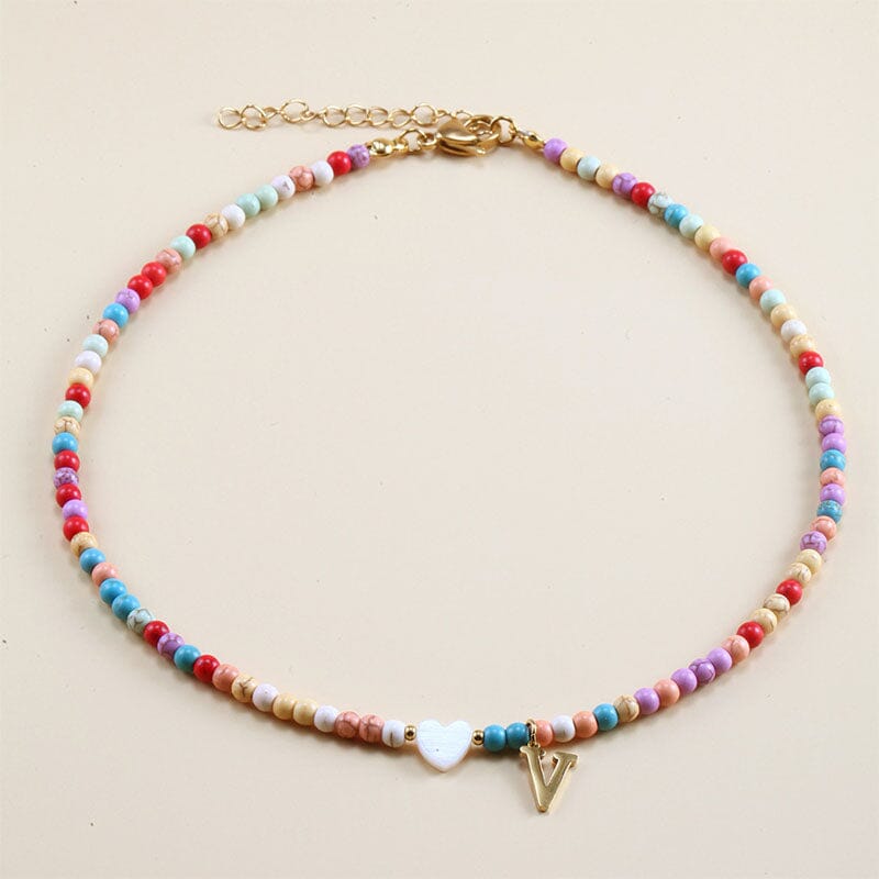 Personalized Colorful Beads Choker