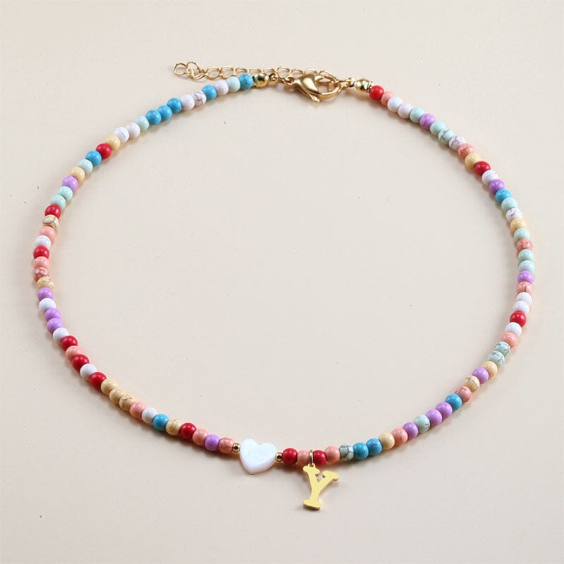 Personalized Colorful Beads Choker