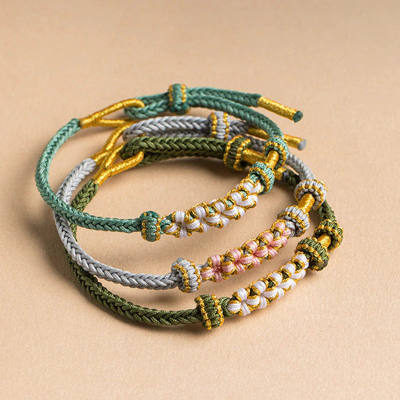 Grandmother And Granddaughter Blossom Knot Bracelet