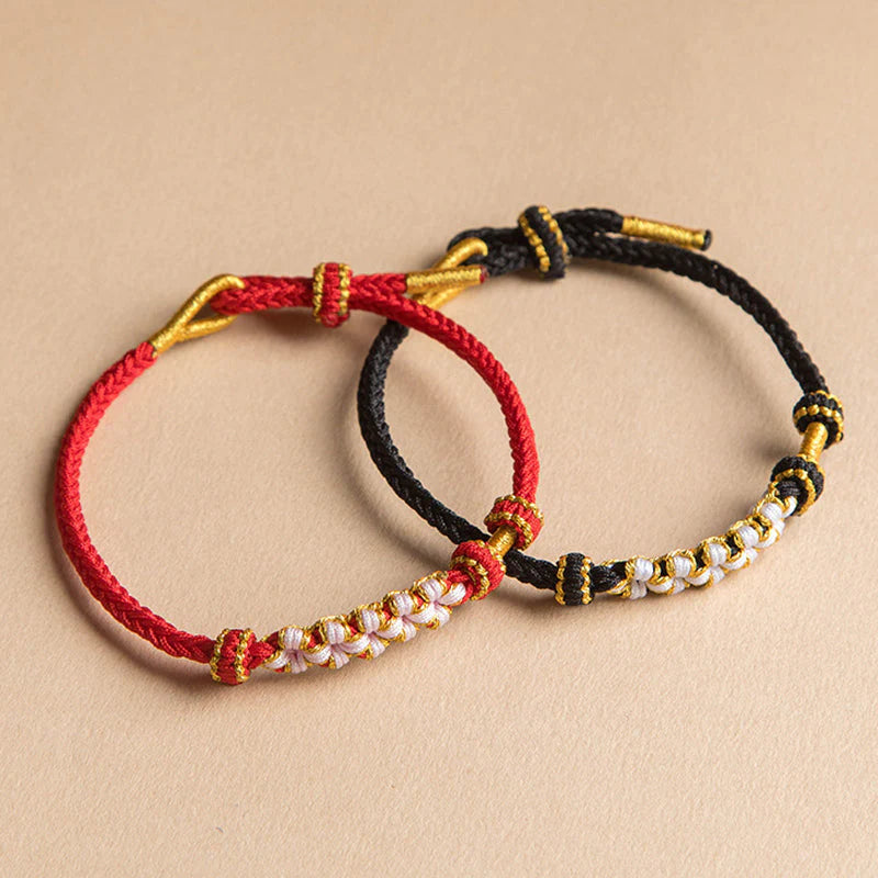 Grandmother And Granddaughter Blossom Knot Bracelet