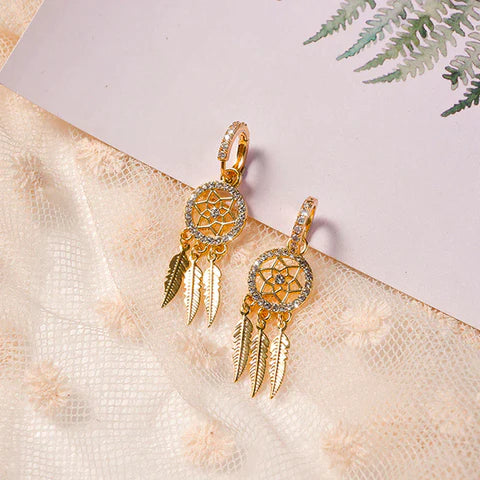 Dreamcatcher Dangle Earrings