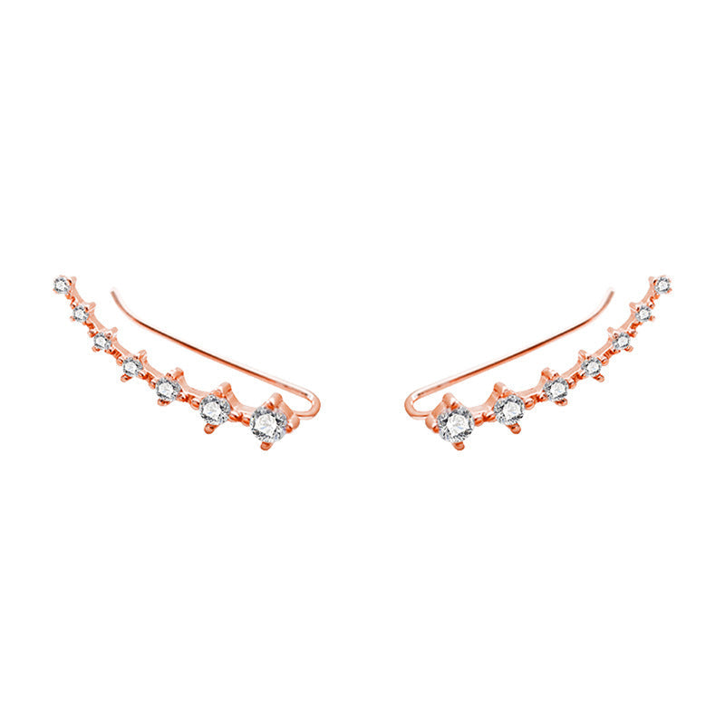 Seven Star Diamond Stud Earrings