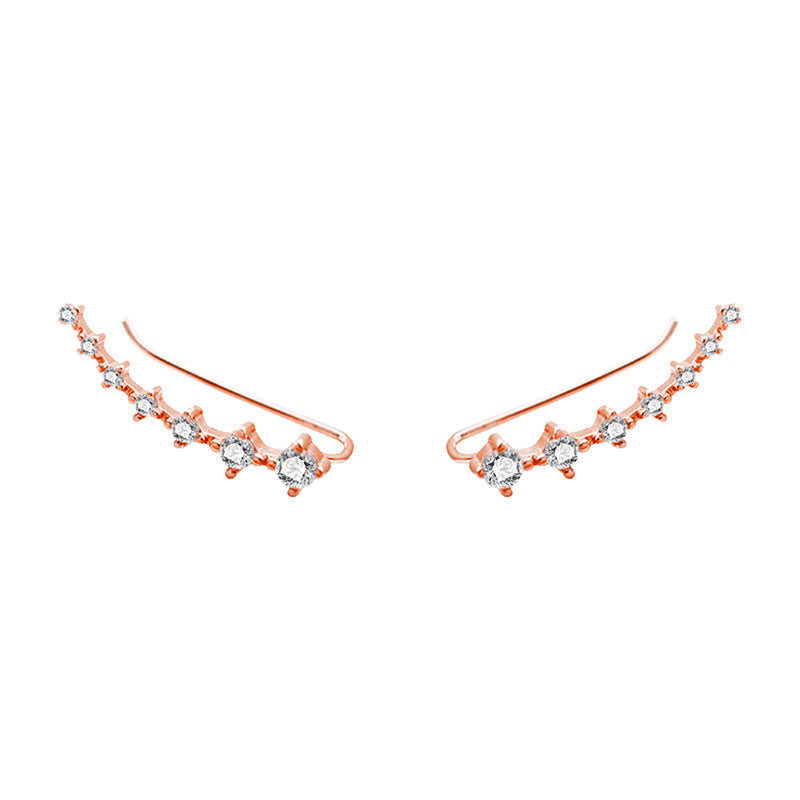 Seven Star Diamond Stud Earrings