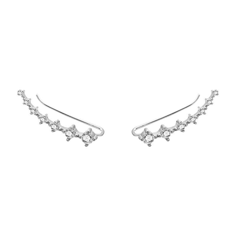 Seven Star Diamond Stud Earrings