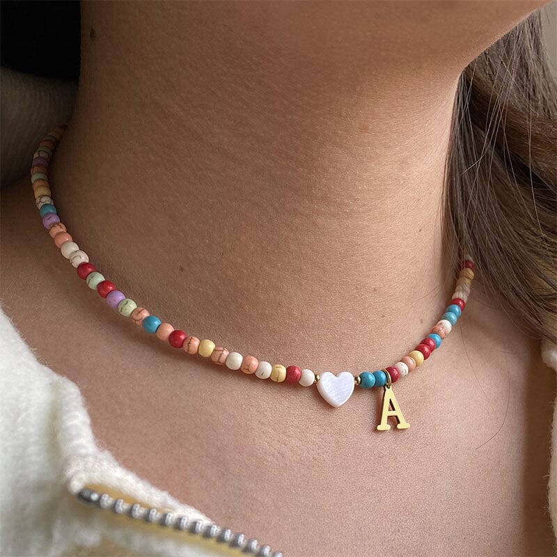 Personalized Colorful Beads Choker