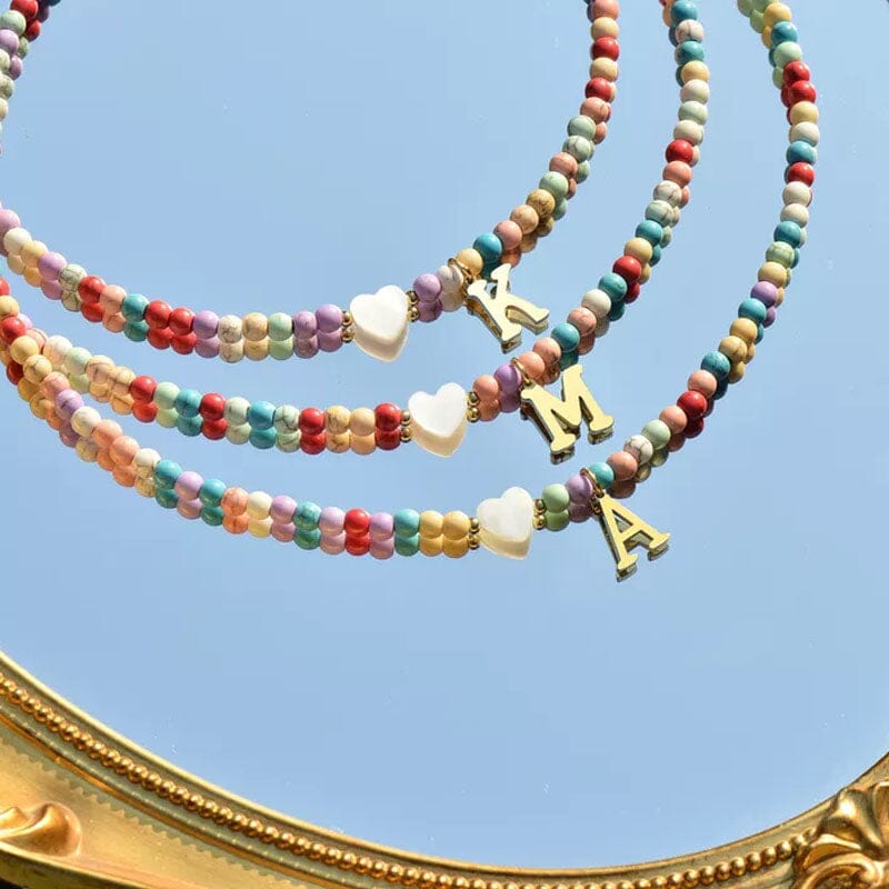 Personalized Colorful Beads Choker
