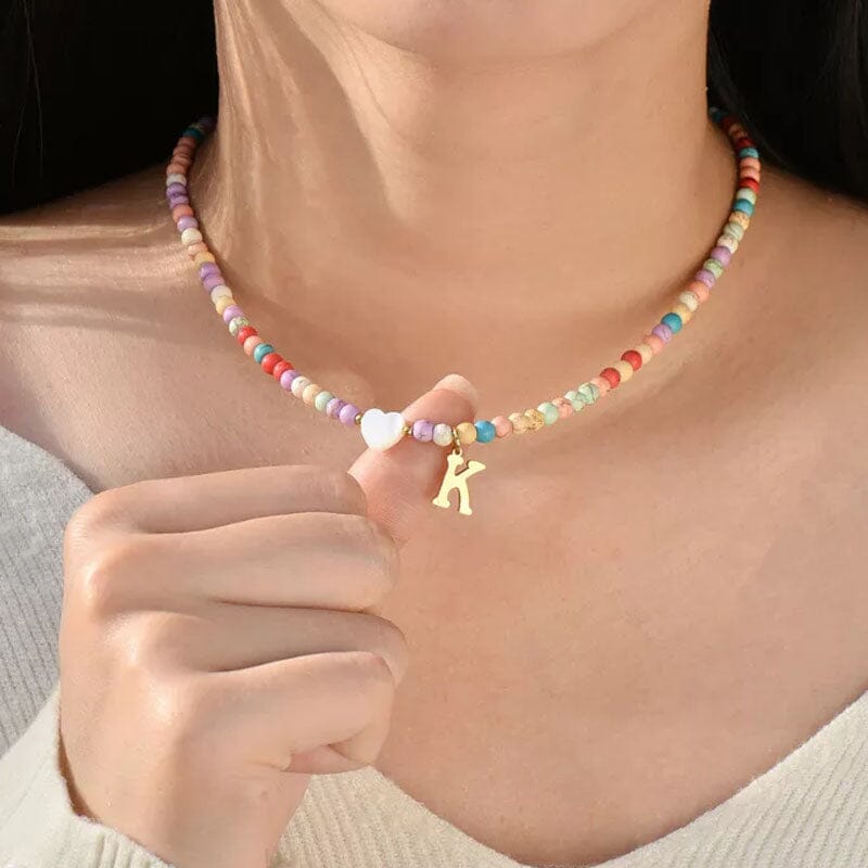 Personalized Colorful Beads Choker