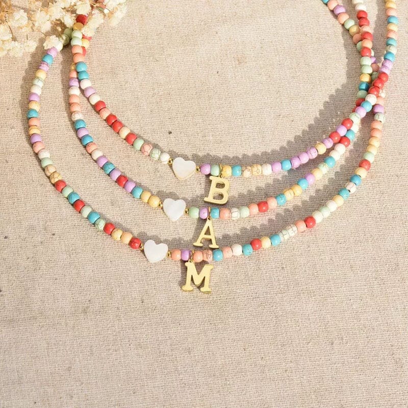 Personalized Colorful Beads Choker