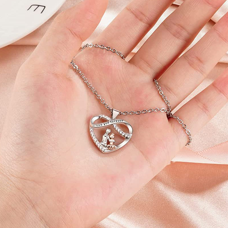 Love You Forever Heart Necklace