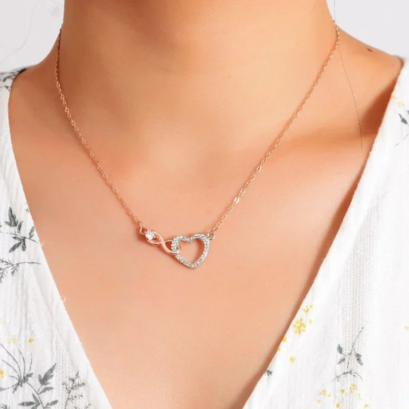 You Will be One of The Most Beautiful Chapters of My Life Infinity Heart Necklace