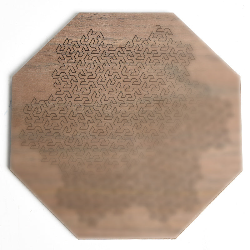 Wooden Fractal Jigsaw Puzzle