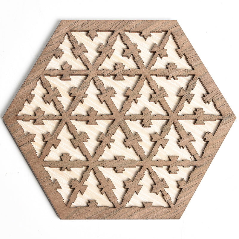Wooden Fractal Jigsaw Puzzle