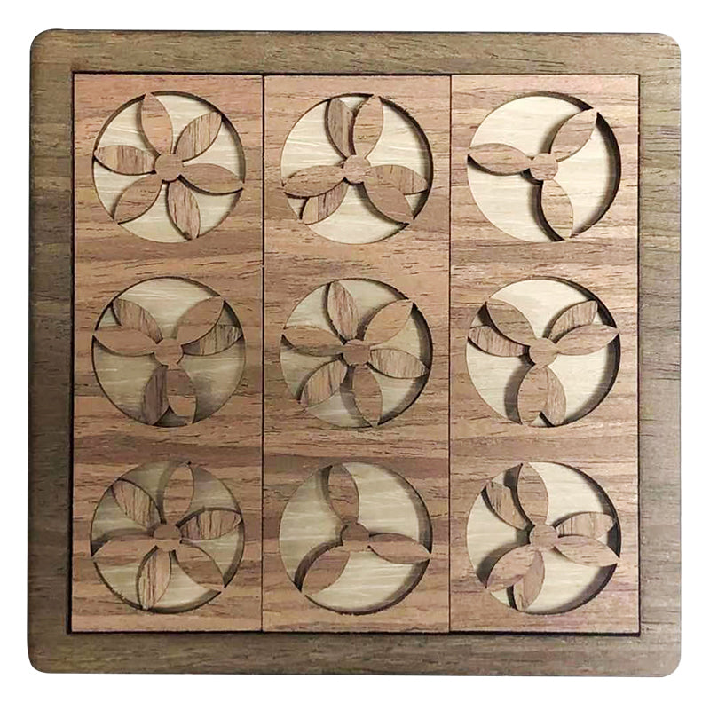 Wooden Fractal Jigsaw Puzzle