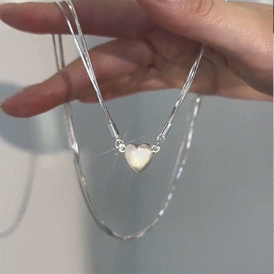 Attractiveness Magnet Love Pendant Necklace