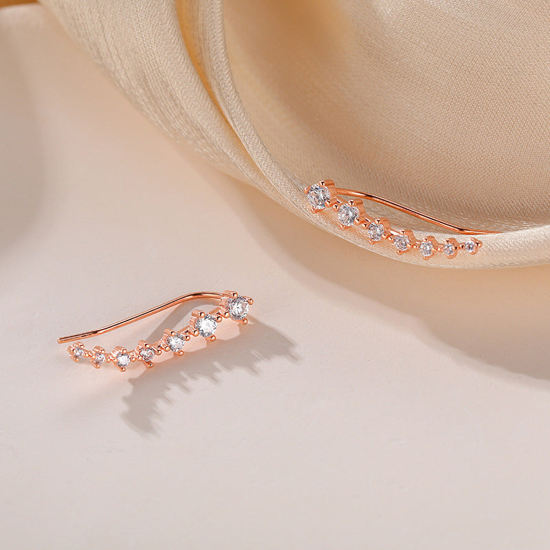 Seven Star Diamond Stud Earrings