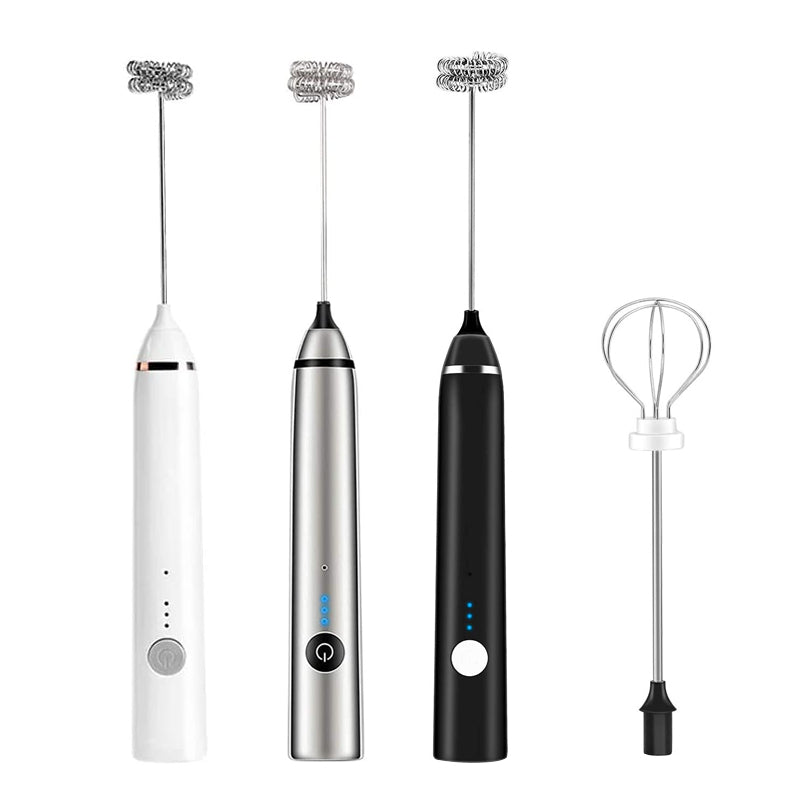 Handheld 2 in 1 Electric Mini Frother & Whisk