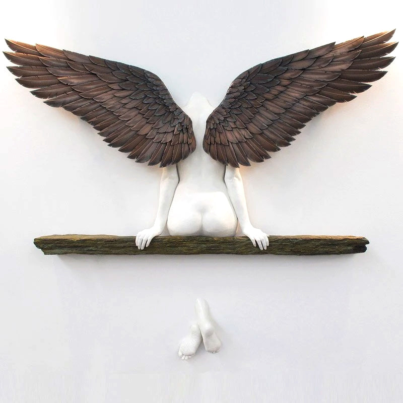 Angel Art Sculpture Wall Decoration