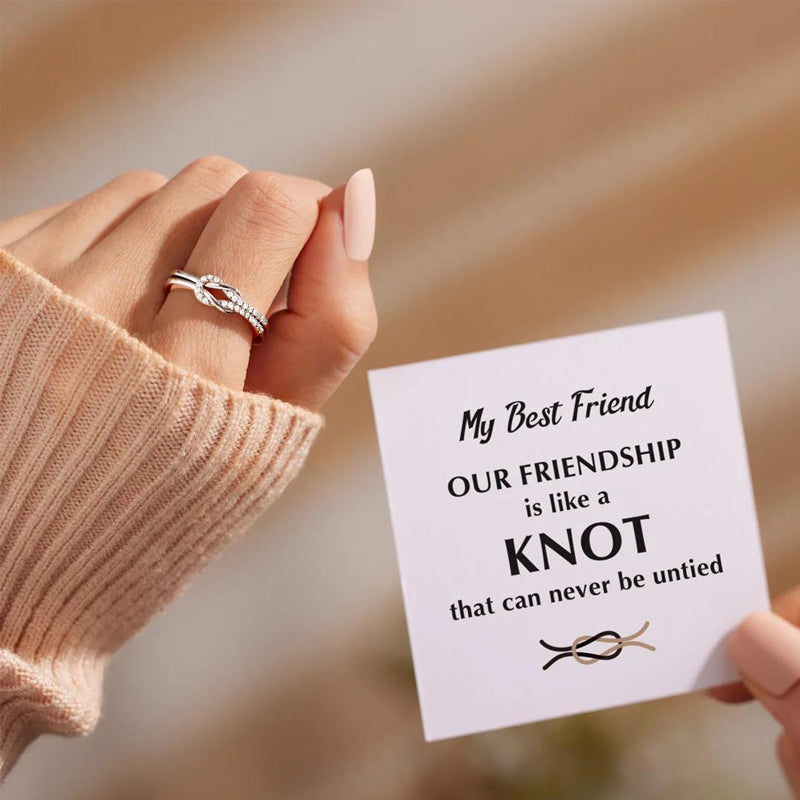 I Love You Forever Knot Ring