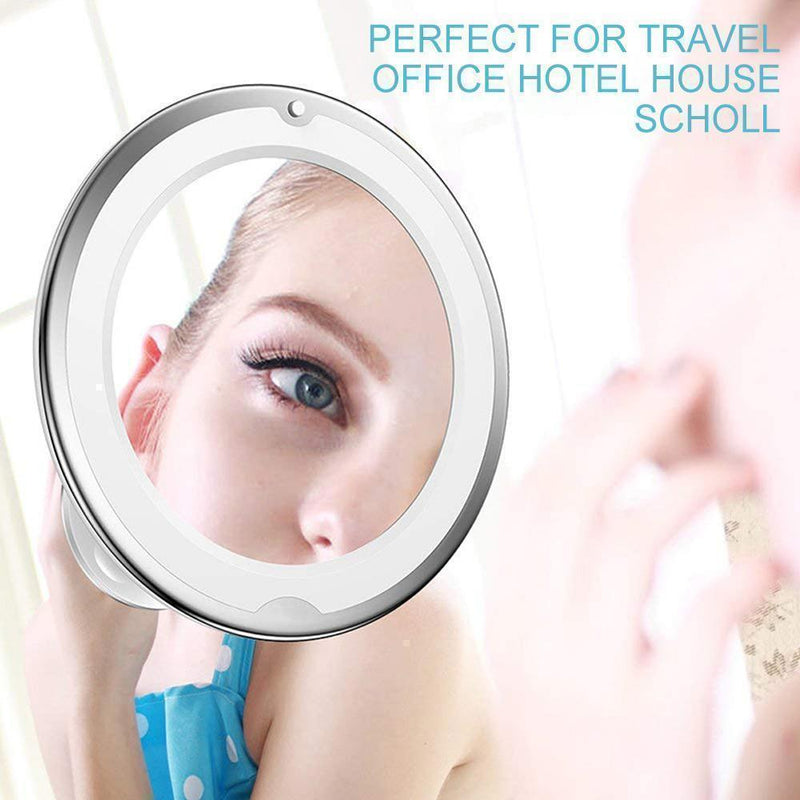 Magnifying Makeup Mirror with LED Light