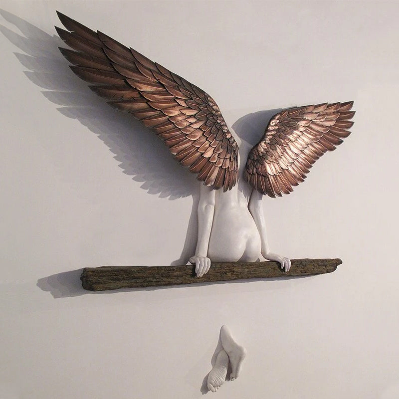 Angel Art Sculpture Wall Decoration