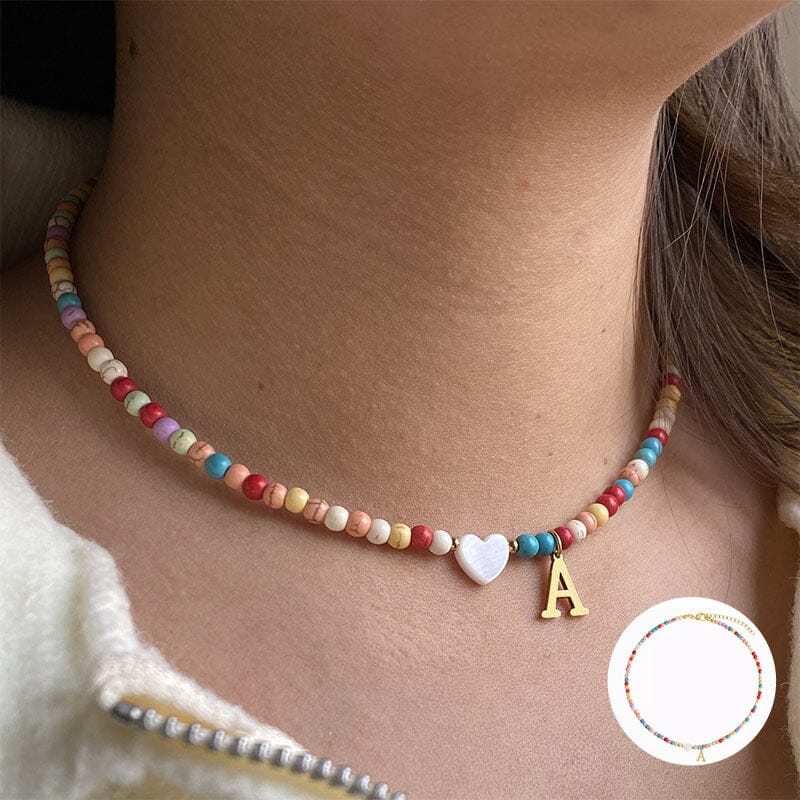 Personalized Colorful Beads Choker
