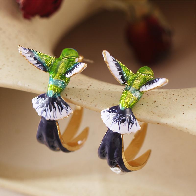 Cute Hummingbird Earrings