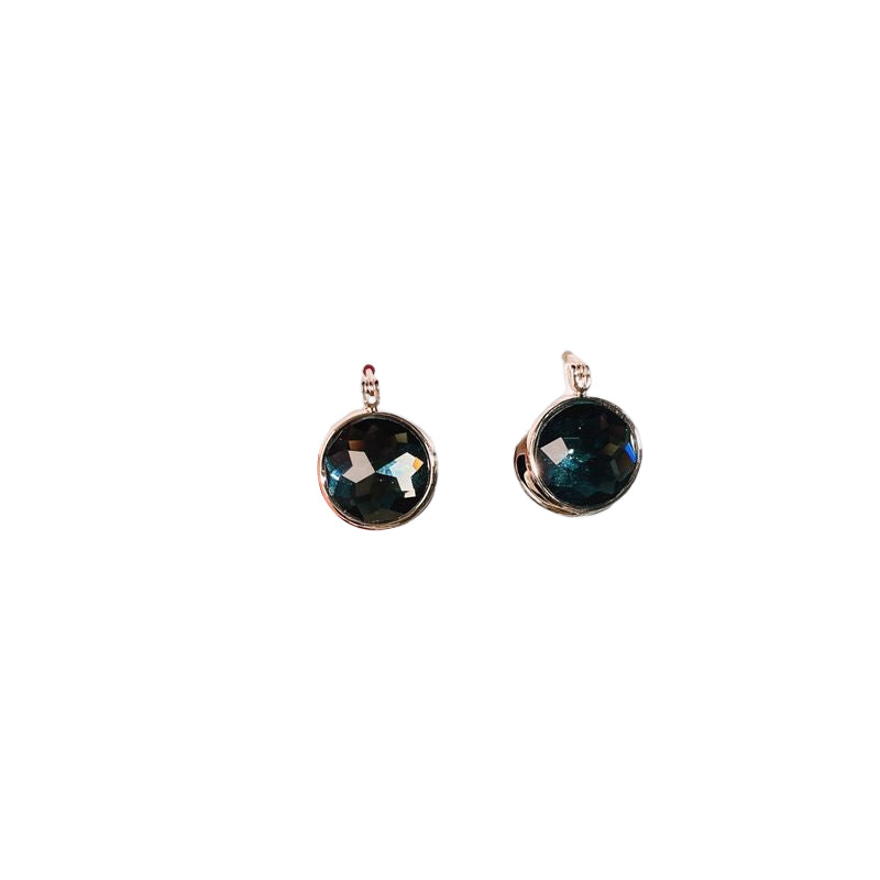 Double Side Black Crystal Earring