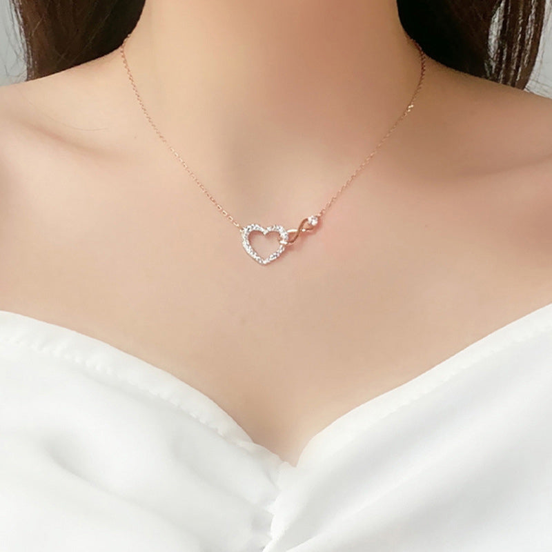 You Will be One of The Most Beautiful Chapters of My Life Infinity Heart Necklace