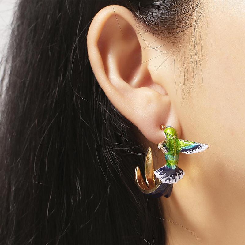 Cute Hummingbird Earrings