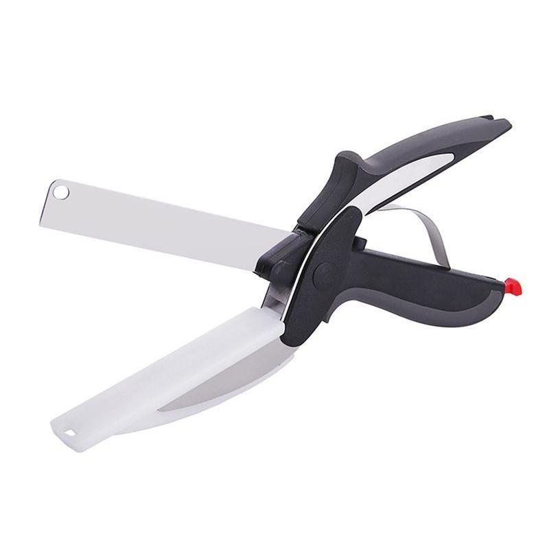 Multifunctional  Scissors Food Vegetable Scissor 2 in 1