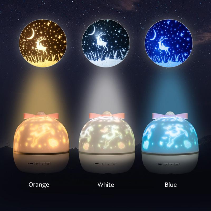 360 Rotation Starry Sky Projector