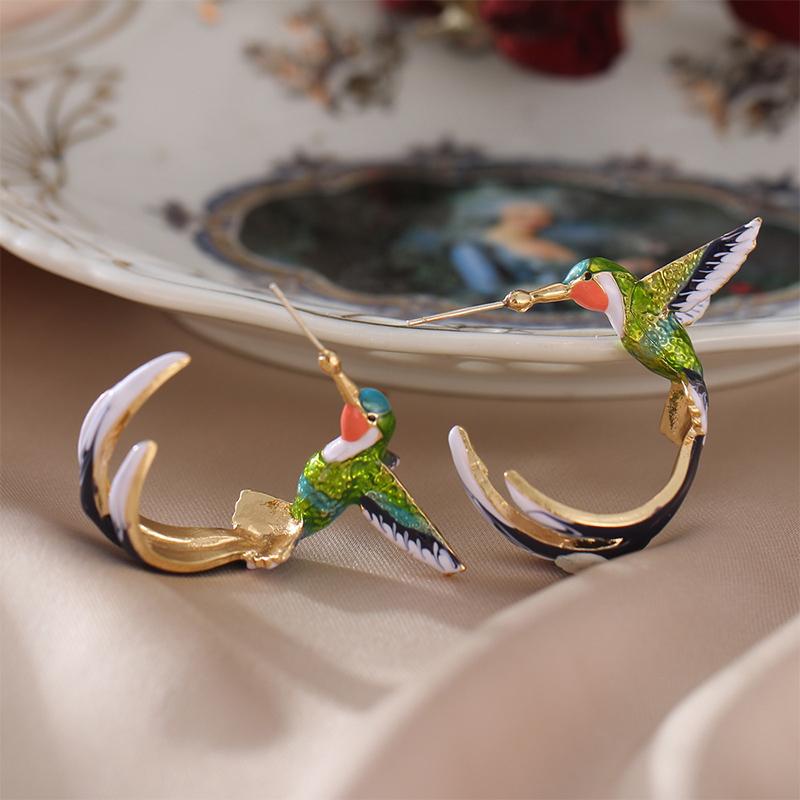 Cute Hummingbird Earrings