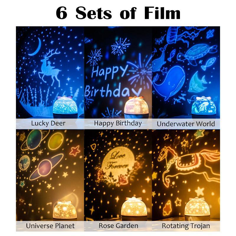 360 Rotation Starry Sky Projector