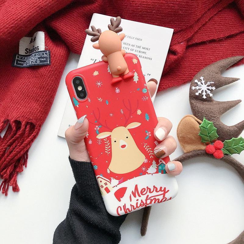 Christmas Theme Soft TPU Phone Cases