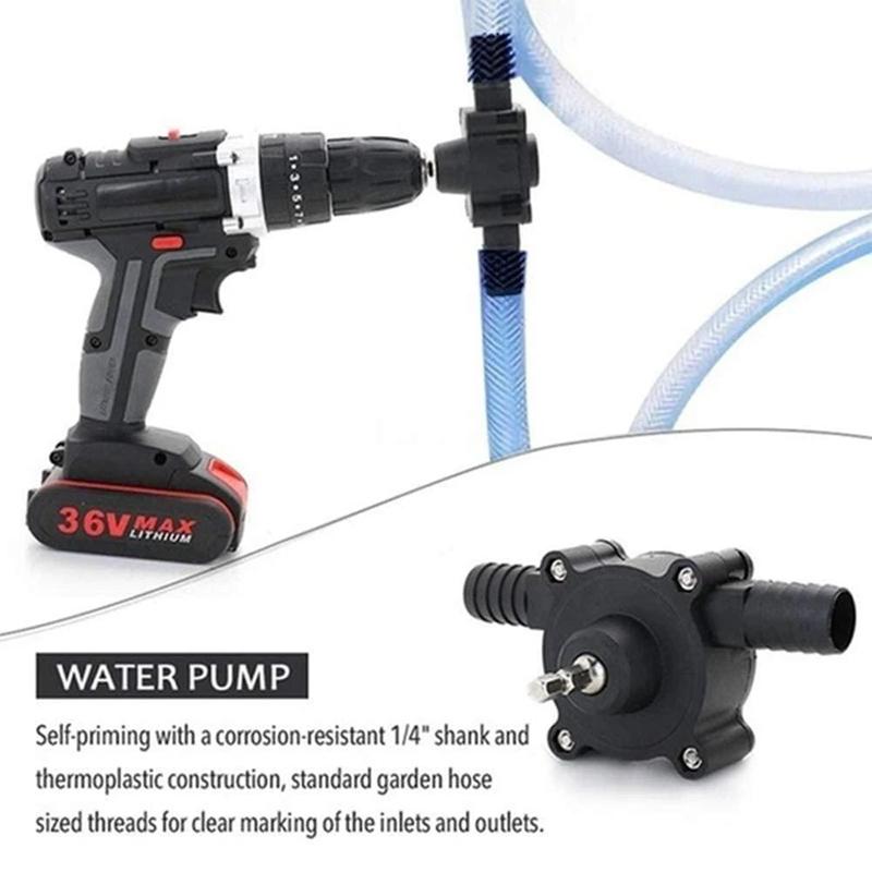 Hand Electric Drill Drive Self Priming Water Transfer Pump