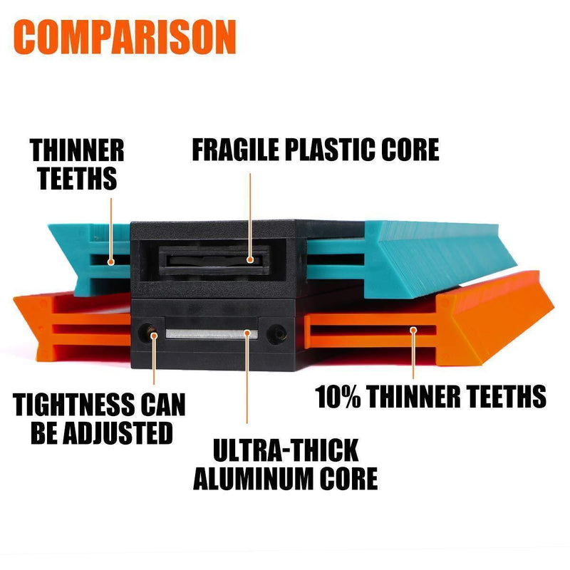 Saker Contour Gauge Profile Tool - Upgraded Version