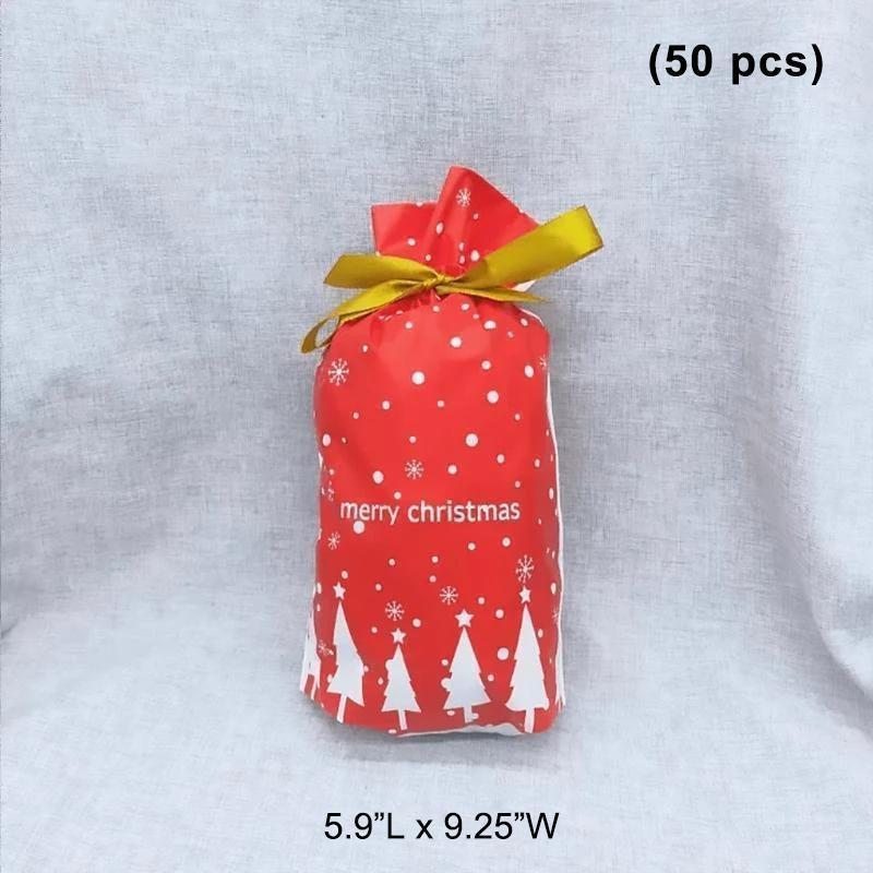 Drawstring Christmas Gift Bags