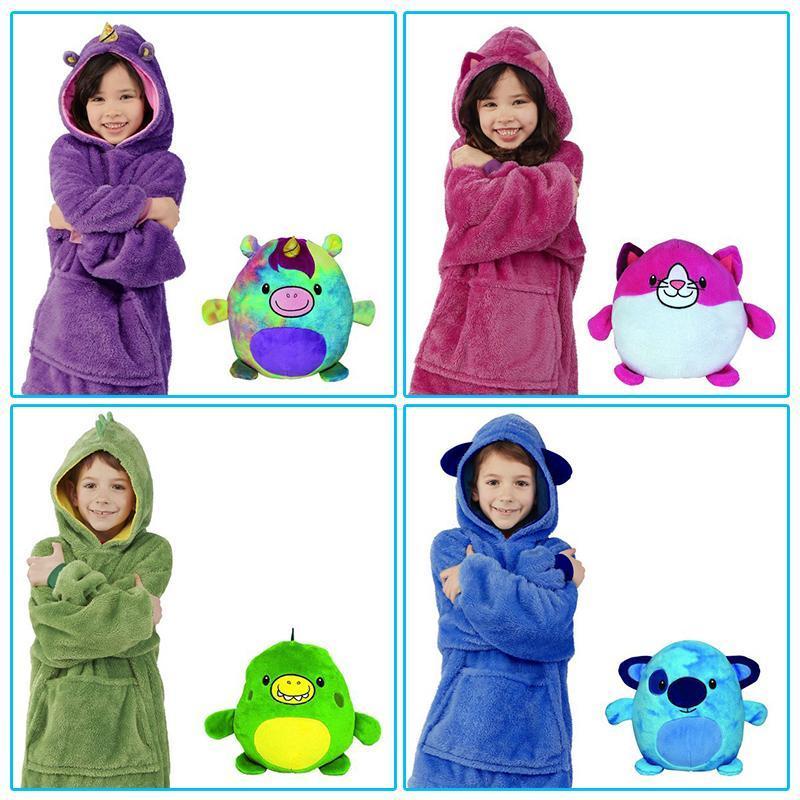 Cute Warm Comfy Oversized Pet Hoodie For Kids