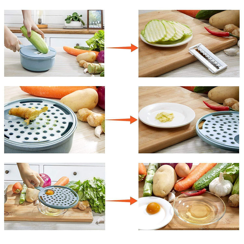 12-IN-1 Multi-Function Vegetable Slicer