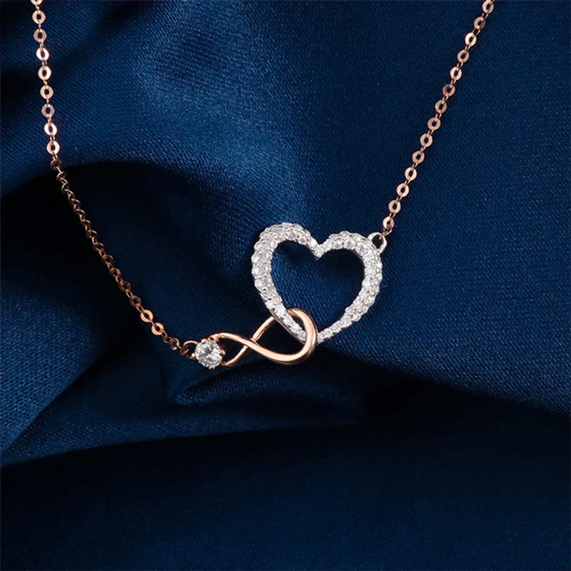 You Will be One of The Most Beautiful Chapters of My Life Infinity Heart Necklace