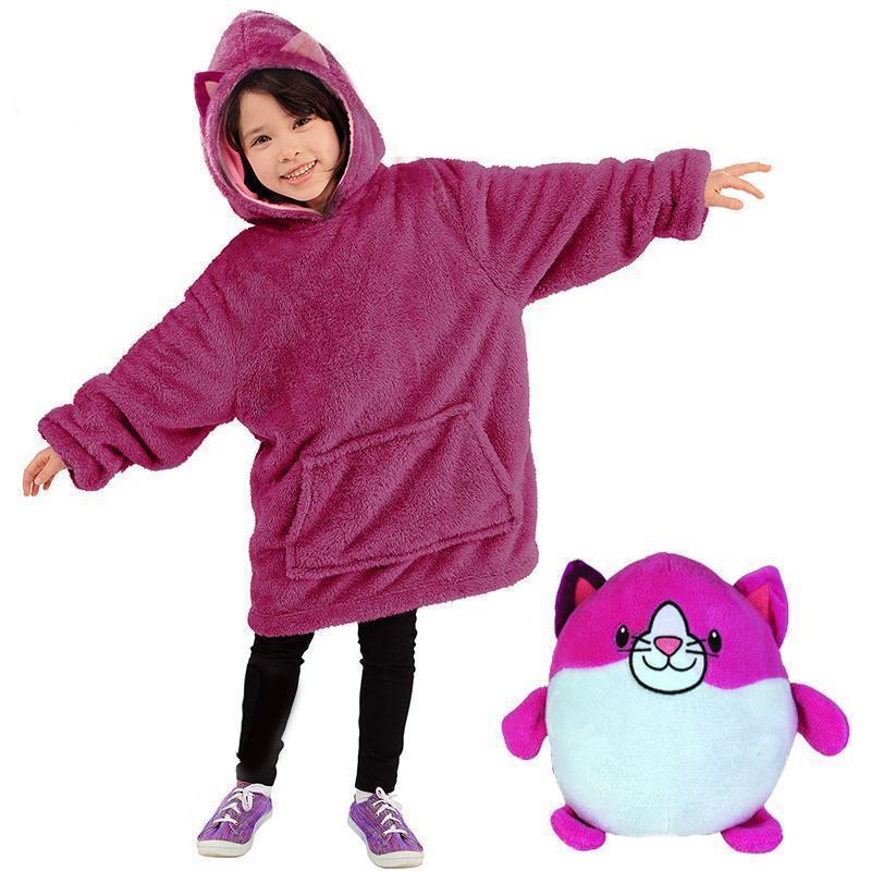 Cute Warm Comfy Oversized Pet Hoodie For Kids