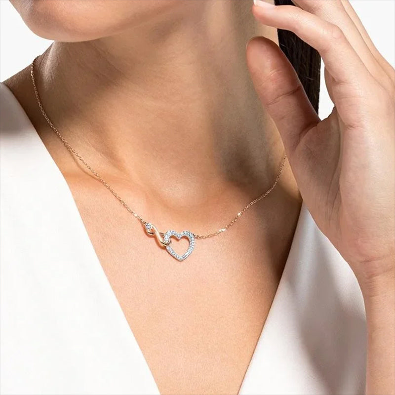You Will be One of The Most Beautiful Chapters of My Life Infinity Heart Necklace