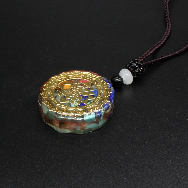 SRI YANTRA ORGONITE QUARTZ NECKLACE