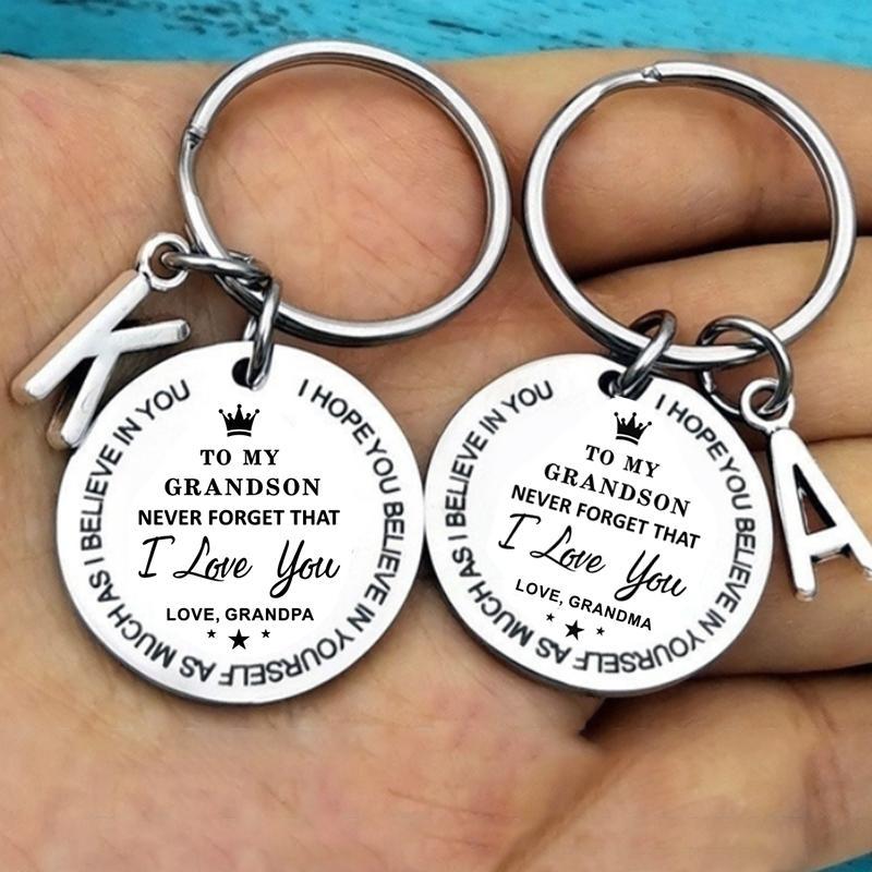 Sank® To My Granddaughter/Grandson Keychain